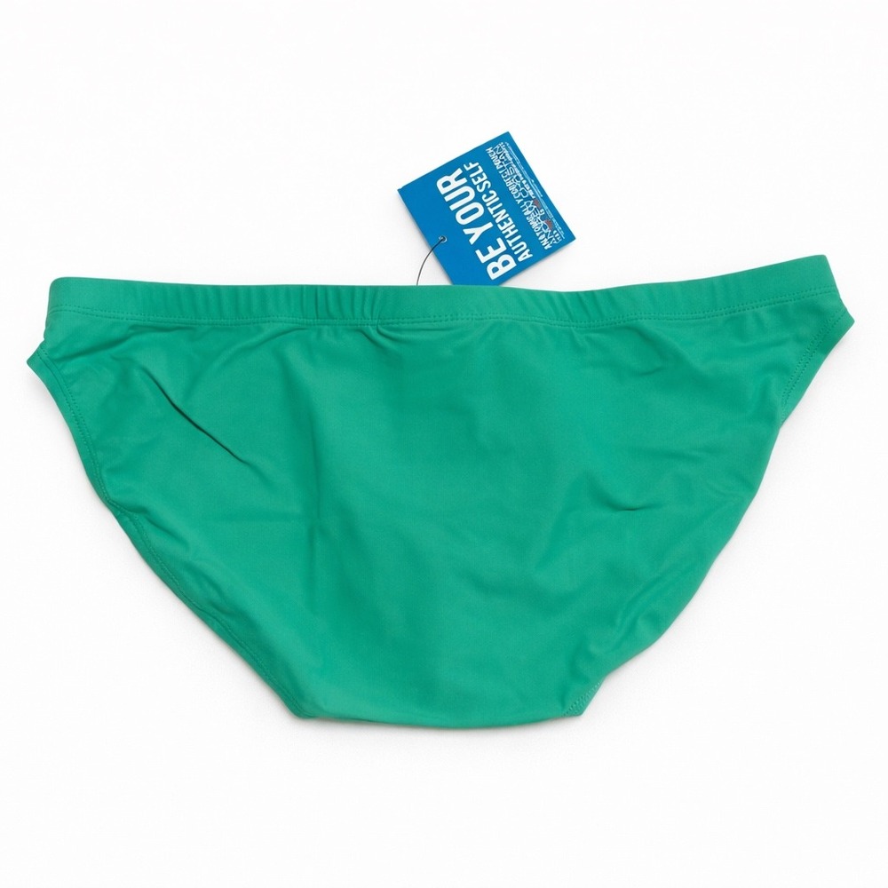 Andrew Christian XL (35-38) Green Almost Naked Swim Brief O-Ring 70137 NWT - Picture 5 of 10